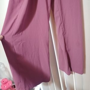 Justfab dusty rose palazzo pants.